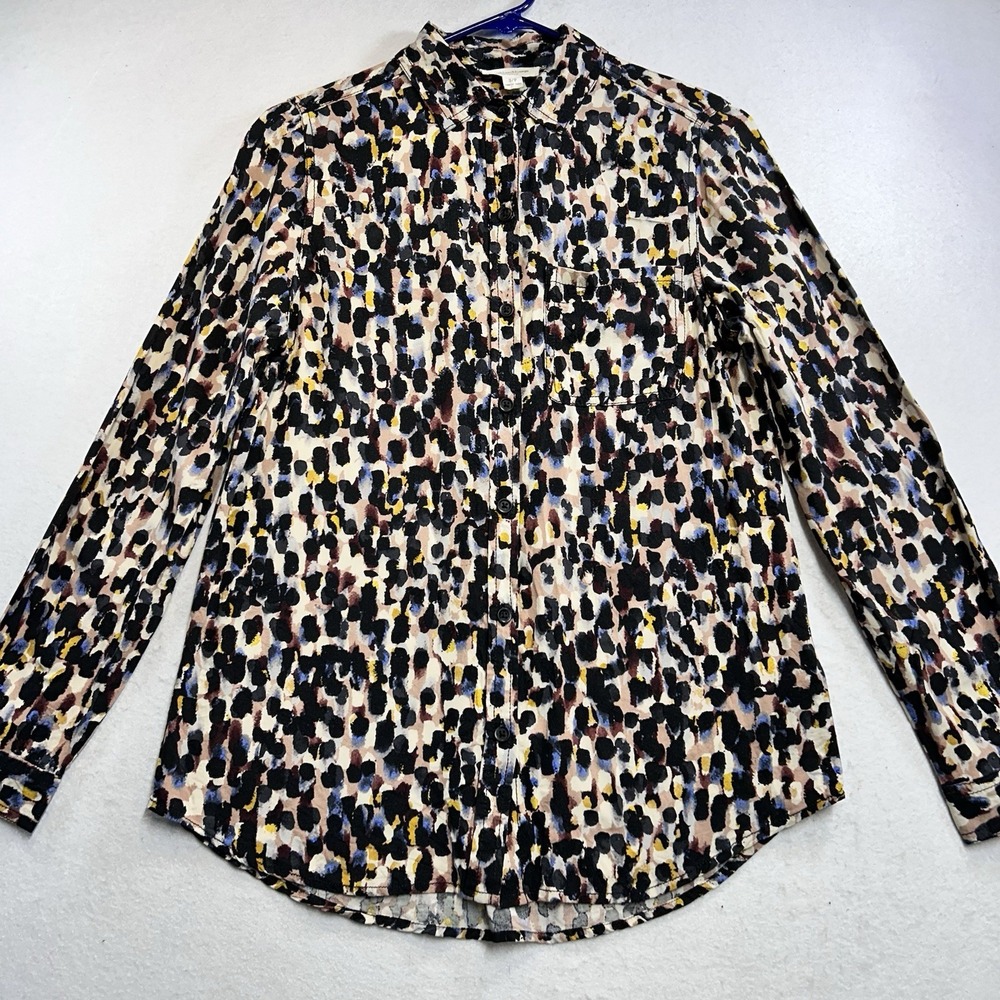 Beach Lunch Lounge Women Top Size S/P Button